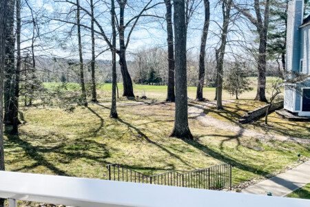 Enjoy the beautiful views of nature on your private patio.