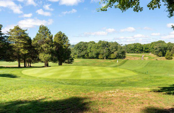 The Norwich Public Golf Course adjacent to holes 16 and 17.