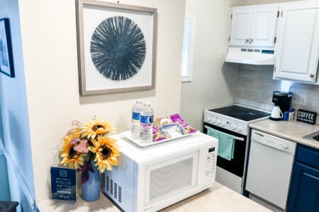 Galley Kitchen where you'll find our information book to help make your trip easy and carefree.