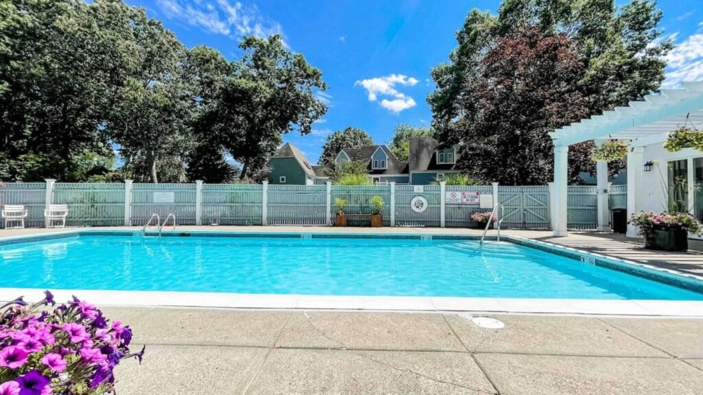 Soak up a little sun and take a dip in our seasonally-heated, outdoor, saltwater pool! Clubhouse 2