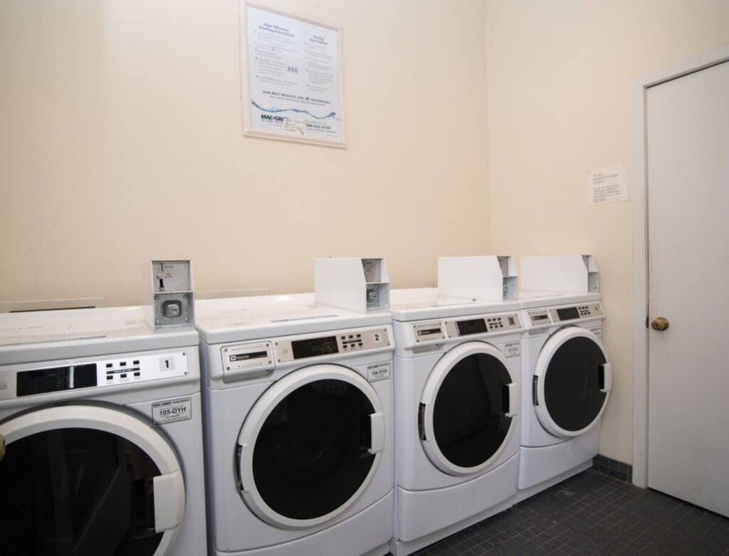 Laundry Facility located at ClubHouse 1 (fees apply)