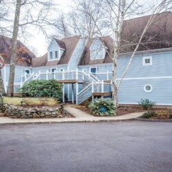 Front view of building 3. You will be in a ground level unit with a private corner entrance.