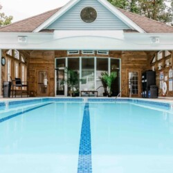 Heated Pool In Clubhouse 1. Open May-October Come enjoy this Complimentary clubhouse during your stay! Just a short walk from your villa and features a jacuzzi, sauna, and cardio room! A laundry facility is also available (fees apply).