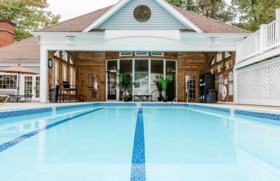 Heated Pool In Clubhouse 1. Open May-October Come enjoy this Complimentary clubhouse during your stay! Just a short walk from your villa and features a jacuzzi, sauna, and cardio room! A laundry facility is also available (fees apply).