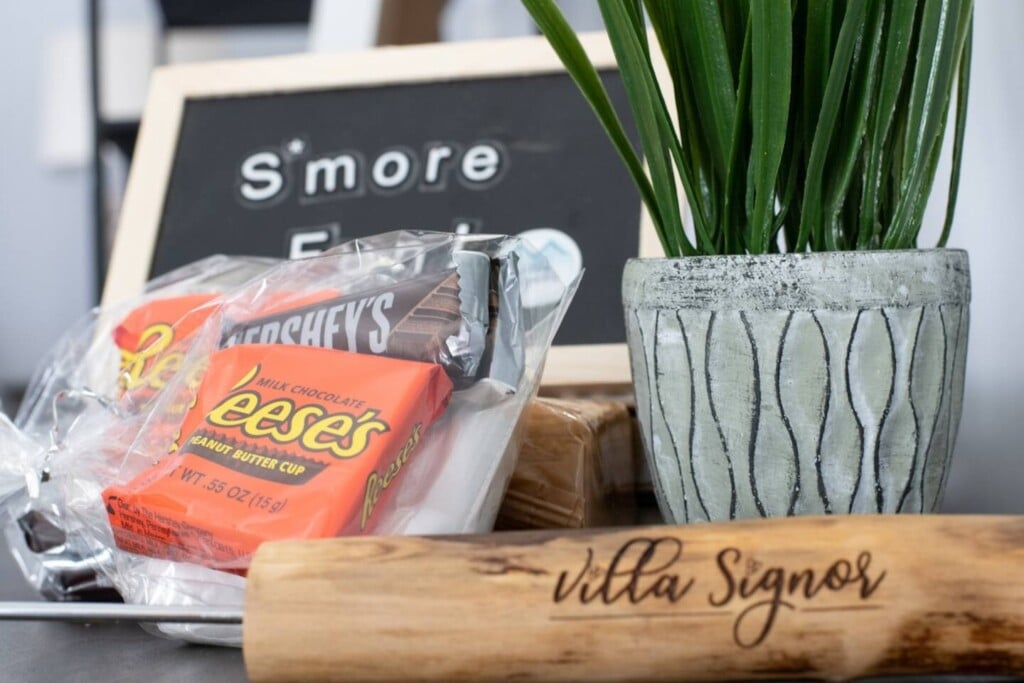 Celebrating something special? Check out our list of Booking add ons on Instagram @villasignor Booking add ons include : S'mores kit Celebratory package Cozy night by the fire and more