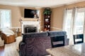 Prefer some peace & quiet? Curl up on our cozy couch & listen to the comforting sounds of the wood-burning fireplace.