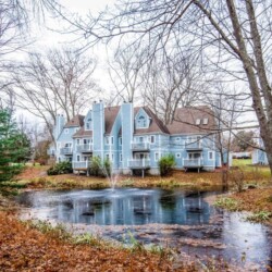 Enjoy the beautiful view and the tranquil sounds from one of the properties main Koi Pond water fountains. Prime location between both clubhouses!