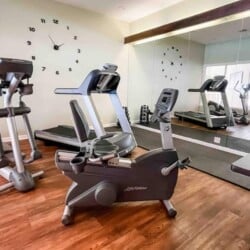 Located at Clubhouse 1, come break a quick sweat in our cardio room featuring an elliptical, treadmill, and stationary bike! Not into cardio? No problem! Take a dip in one of our saltwater pools or jacuzzi instead!