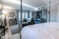 Our cozy and open floor plan is perfect for a lazy day in bed or just a homebody staycation to disconnect. Grab a little fresh air by opening the doors to your very own patio!