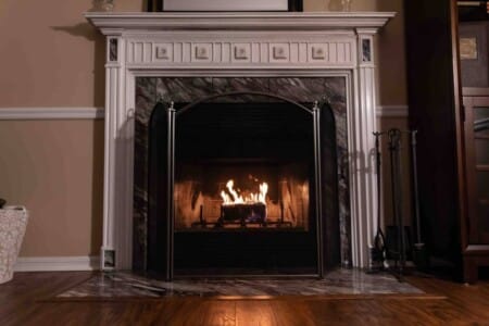 Wood Burning Fireplace. Relax fireside with a cup of hot cocoa or a glass of wine.