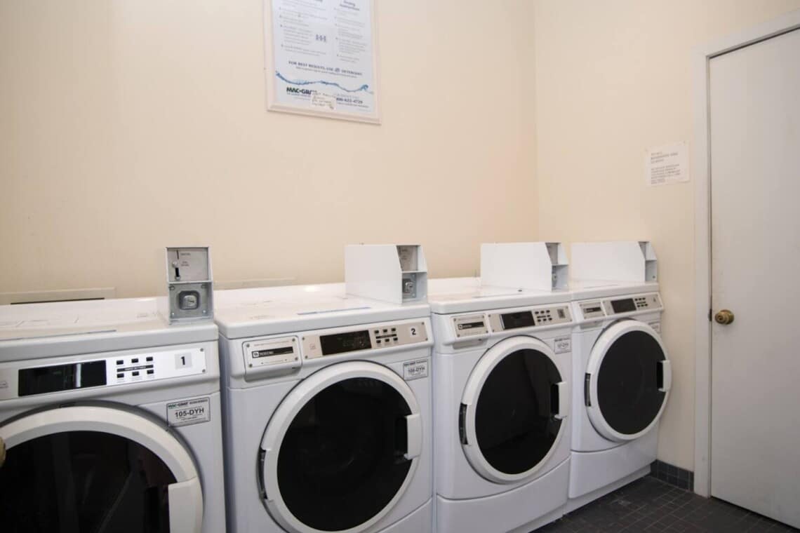 Laundry Facility located at ClubHouse 1 (fees apply).